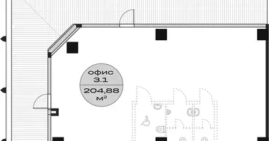 Oficina 205 m² en Moscú, Rusia