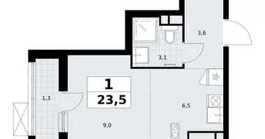 Appartement 1 chambre dans Vnoukovo, Russie