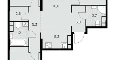 Mieszkanie 4 pokoi w Moskwa, Rosja