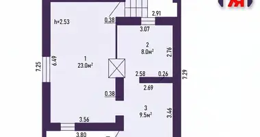 Dom w Baraulianski sielski Saviet, Białoruś