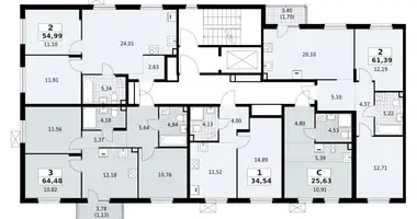 Квартира 2 комнаты в Красное Село, Россия