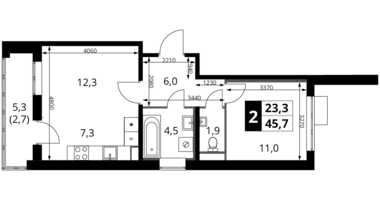 Квартира 2 комнаты в Химки, Россия