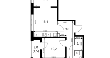 Квартира 3 комнаты в Ленинский городской округ, Россия