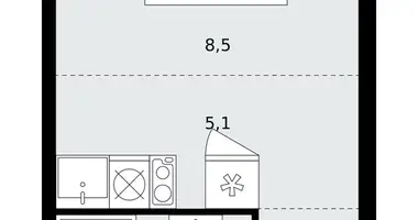 Appartement 1 chambre dans Troïtsk, Russie