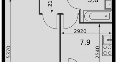 Wohnung 1 zimmer in Razvilka, Russland