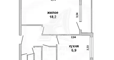 Квартира 1 комната в Мухавецкий сельский Совет, Беларусь