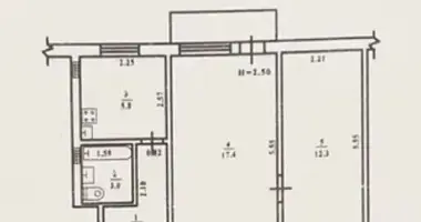 Mieszkanie 2 pokoi w Odessa, Ukraina