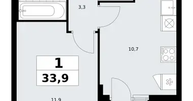 Appartement 1 chambre dans Kommunarka, Russie