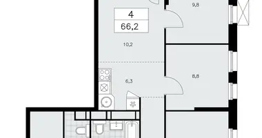 Appartement 4 chambres dans Kommunarka, Russie