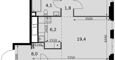 Appartement 4 chambres dans Moscou, Russie