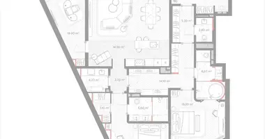 Apartamento 1 habitación en Moscú, Rusia