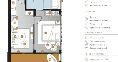 Condo 1 bedroom in Thalang, Thailand