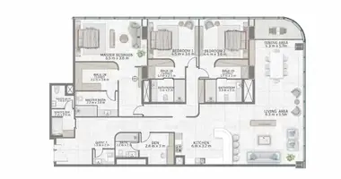 3 bedroom apartment in Dubai, United Arab Emirates