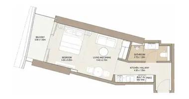 Studio apartment in Dubai, United Arab Emirates