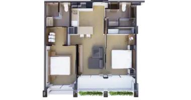Apartamento 3 habitaciones en Choeng Thale, Tailandia