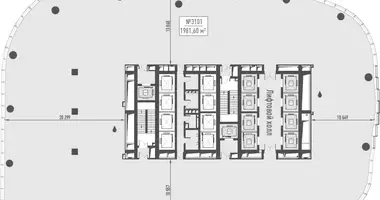 Oficina 1 982 m² en Moscú, Rusia