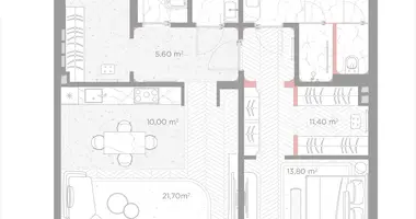 Apartamento 1 habitación en Moscú, Rusia