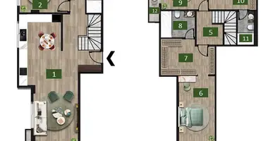 4 room apartment in Alanya, Turkey