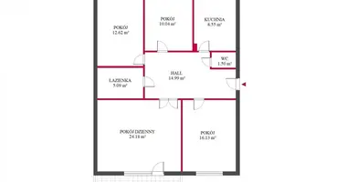 4 room apartment in Lodz, Poland