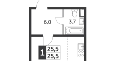 Studio 1 zimmer in Leninsky District, Russland