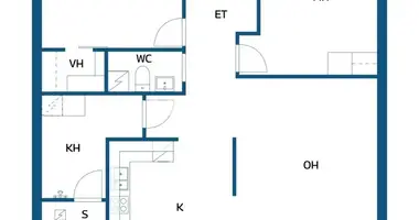 Mieszkanie 3 pokoi w Tuusula, Finlandia