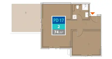 Appartement 2 chambres dans Provodina, Monténégro