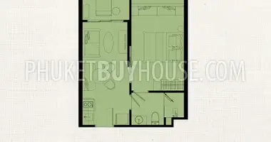 Appartement 1 chambre dans Sakhu, Thaïlande