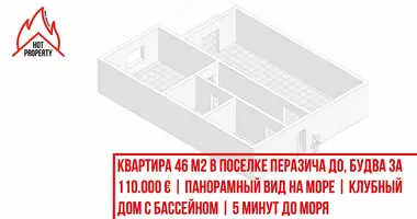 Mieszkanie 1 pokój w Katun Rezevici, Czarnogóra