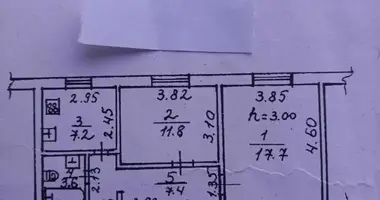 2 room apartment in Odesa, Ukraine