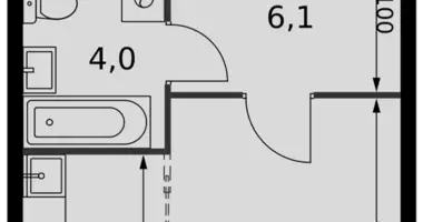 Studio 1 zimmer in Razvilka, Russland