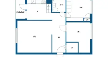 Квартира 3 комнаты в Кеминмаа, Финляндия