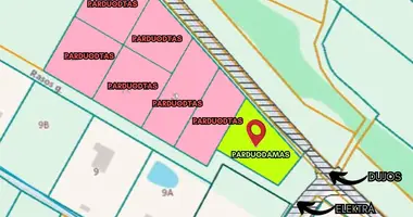 Terrain dans Zaliukes, Lituanie