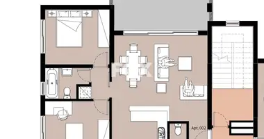 Mieszkanie 2 pokoi w Limassol District, Cypr