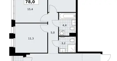 Квартира 3 комнаты в район Коммунарка, Россия