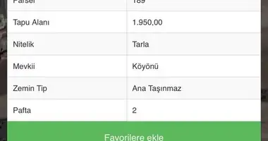 Parcela en Avlamis Mahallesi, Turquía