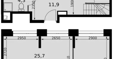 4 room apartment in Moscow, Russia