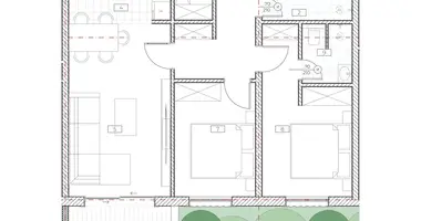 Wohnung 2 zimmer in Boreti, Montenegro