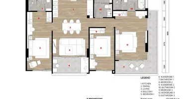Apartamento 3 habitaciones en Si Sunthon, Tailandia