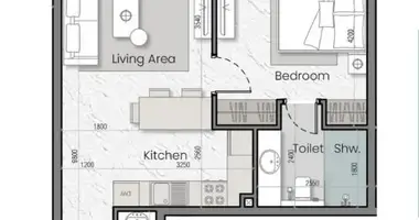 Wohnung 1 Schlafzimmer in Dubai, Vereinigte Arabische Emirate