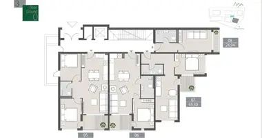 Wohnung 1 Schlafzimmer in Tivat, Montenegro