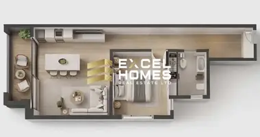 Wohnung 1 Schlafzimmer in Msida, Malta