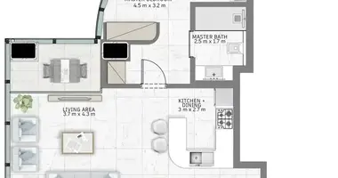Wohnung 1 Schlafzimmer in Dubai, Vereinigte Arabische Emirate