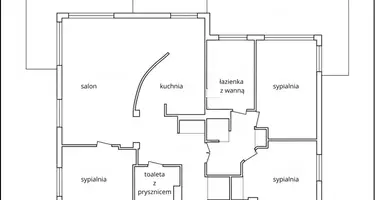 4 room apartment in Warsaw, Poland