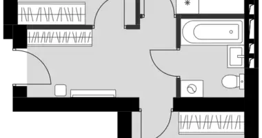 2 room apartment in Aprelevka, Russia