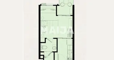 Wohnung 1 zimmer in Sakhu, Thailand