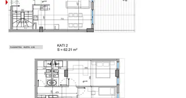 Duplex 2 bedrooms in Tirana Municipality, Albania