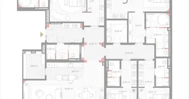 4 room apartment in Moscow, Russia