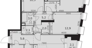 Appartement 4 chambres dans Moscou, Russie