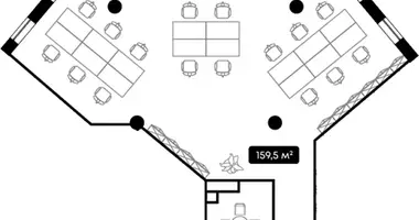 Office 163 m² in Moscow, Russia