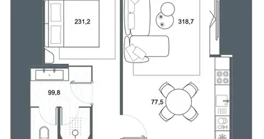 1 bedroom apartment in Dubai, United Arab Emirates